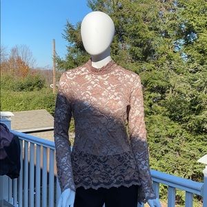 Cami Lace long sleeve top size L